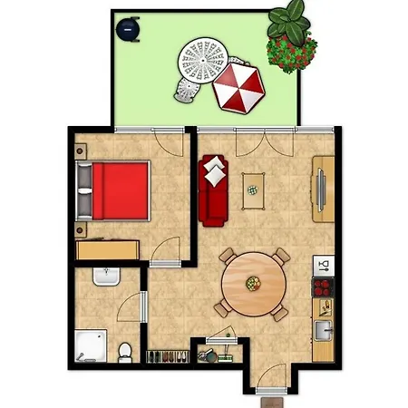 Haus Poseidon 18 Lägenhet *